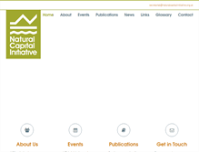 Tablet Screenshot of naturalcapitalinitiative.org.uk